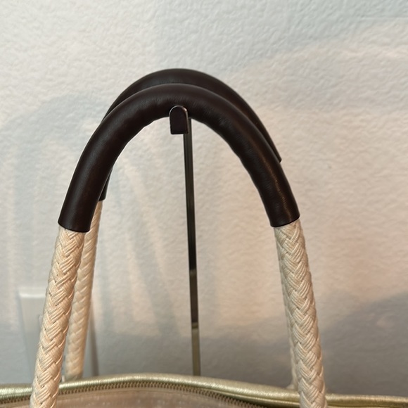 Kate Spade Boat Tie Gold Metallic Tote - Picture 6 of 6